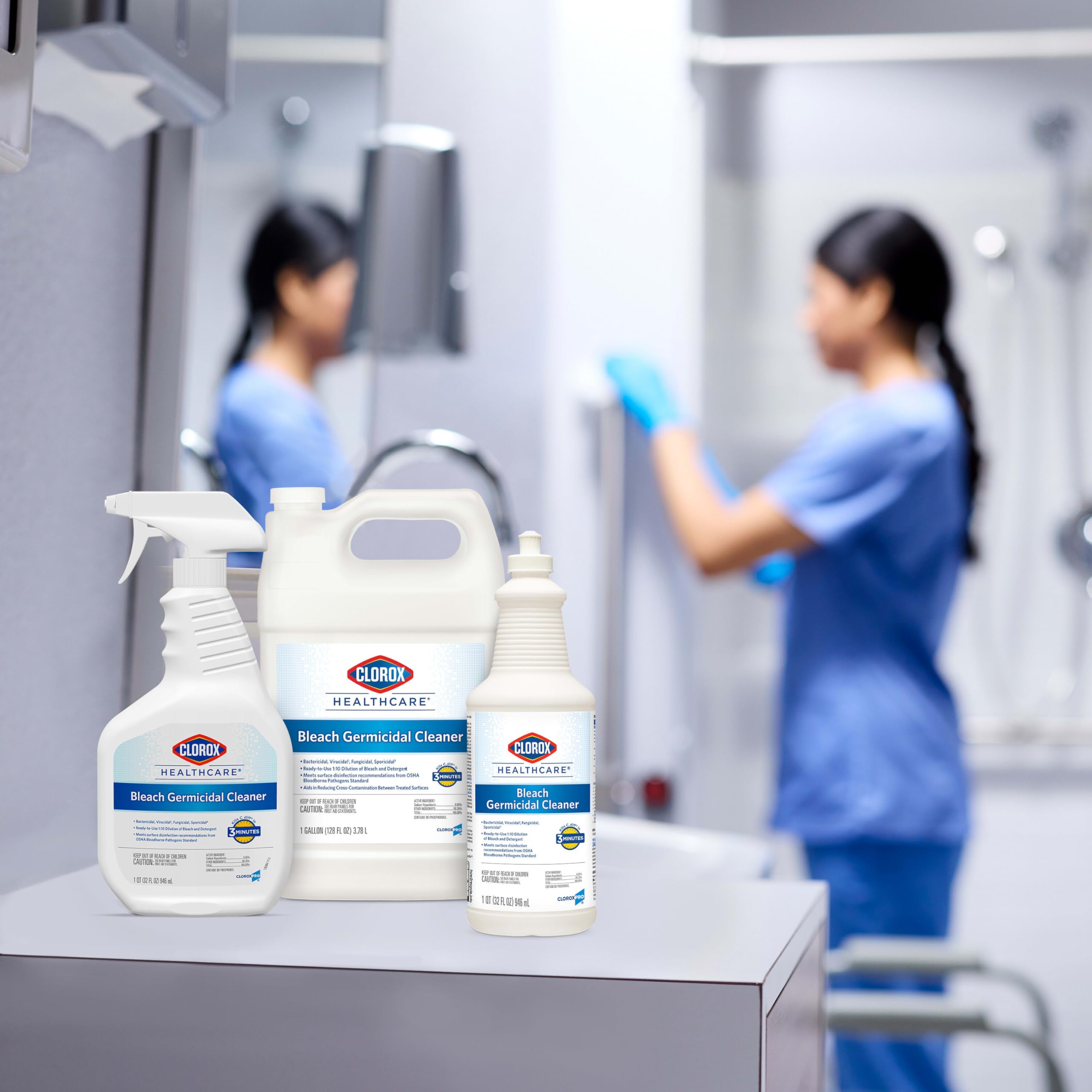 Buy now Clorox Healthcare Bleach Germicidal Cleaner Spray, 32 Fluid Ounces (Package May Vary) at indiglob india