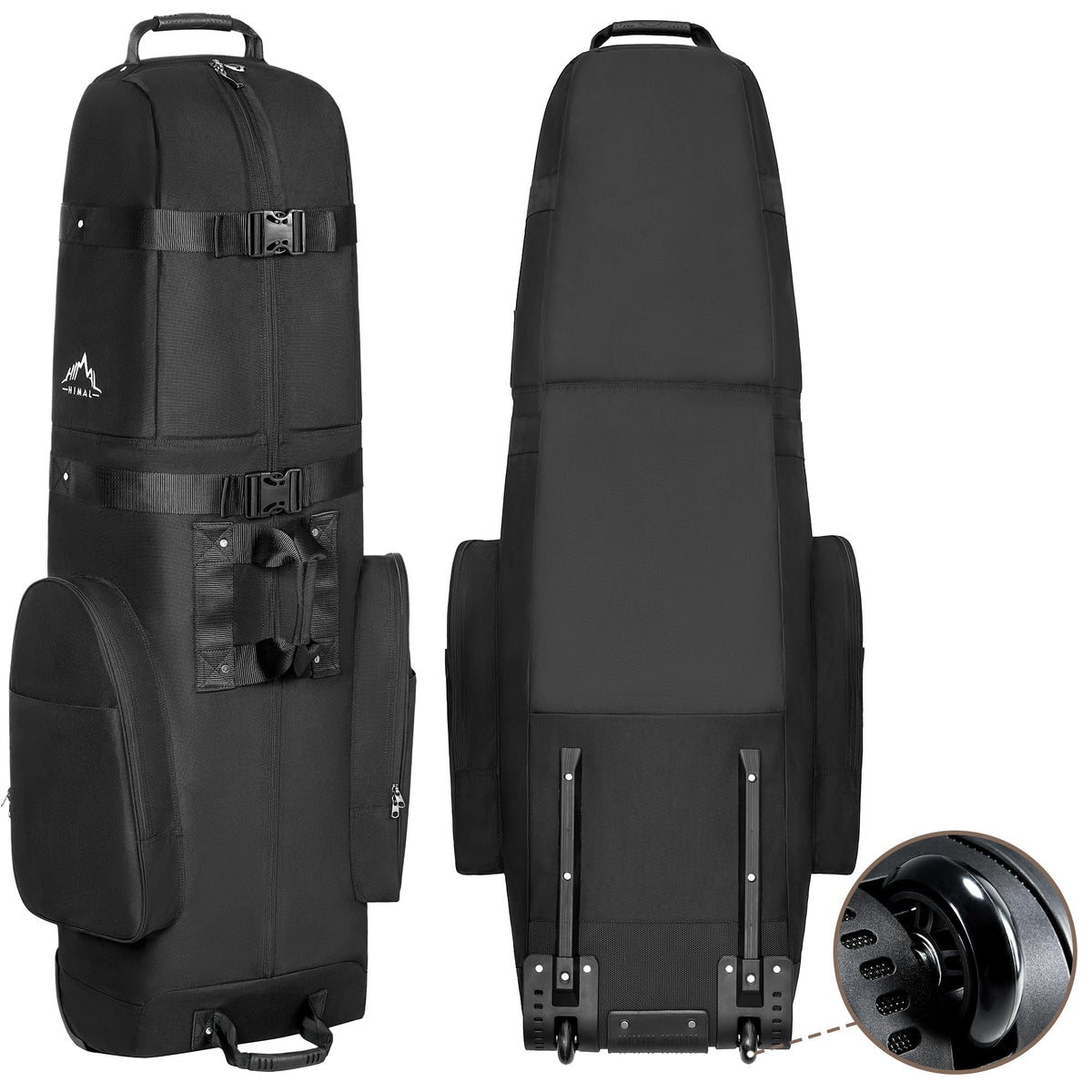 Golf Travel Bag - Heavy Duty 600D Polyester Oxford Wear-Resistant