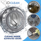 iO CLEAN Washing Machine Cleaner Descaler Tablets, 24 Count |1 Year Supply