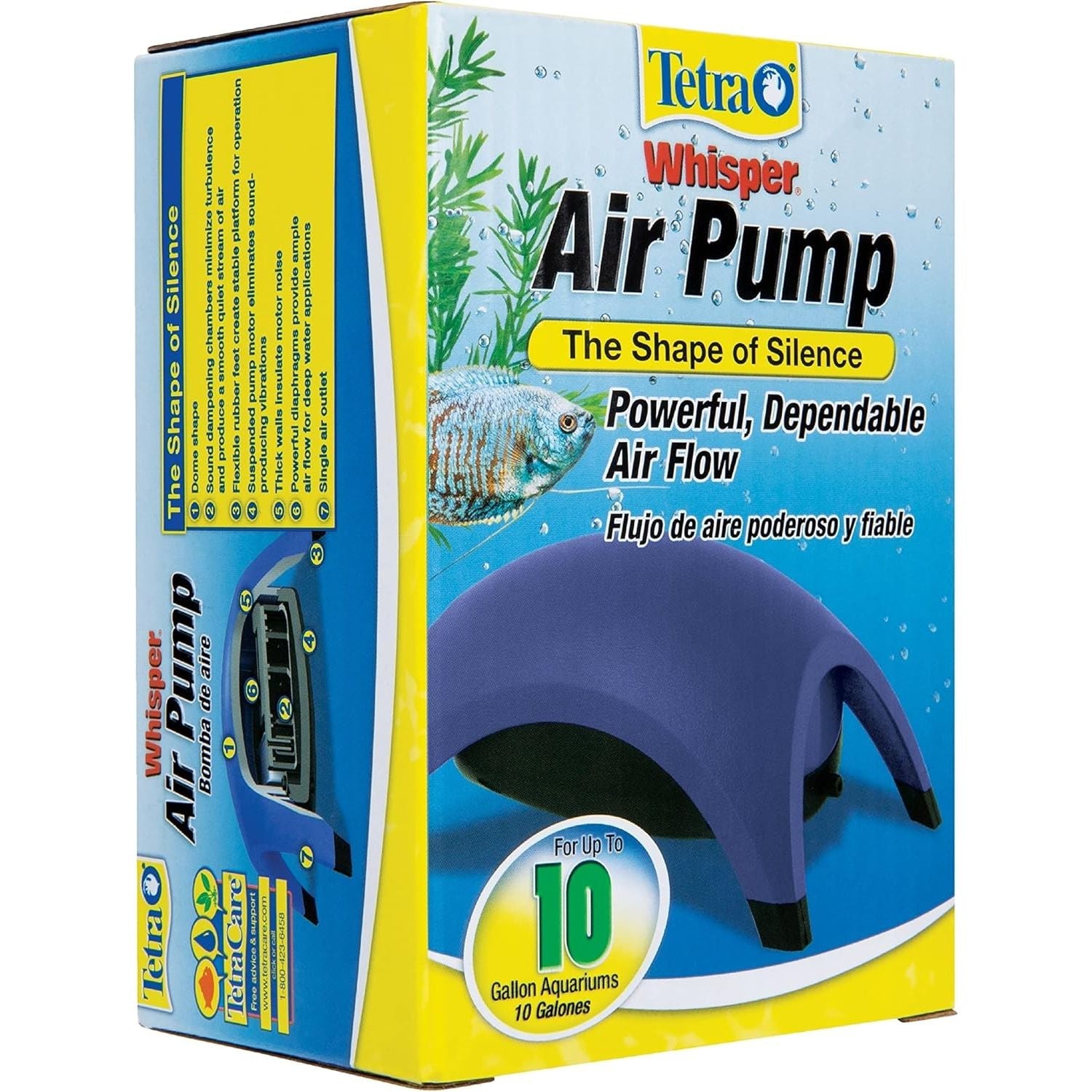 Buy now Tetra Whisper Easy to Use Air Pump for Aquariums (Non-UL) at indiglob india