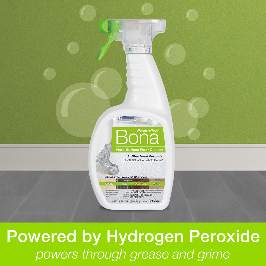 Buy now Bona PowerPlus Multi-Surface Floor Deep Cleaner Spray - 32 fl oz - Refillable - Antibacterial Floor Cleaning Solution for Stone, Tile, Laminate, and Vinyl Floors at indiglob india