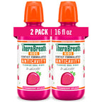 TheraBreath Kids Mouthwash, Organic Strawberry Splash, 16 fl oz, 2-Pack