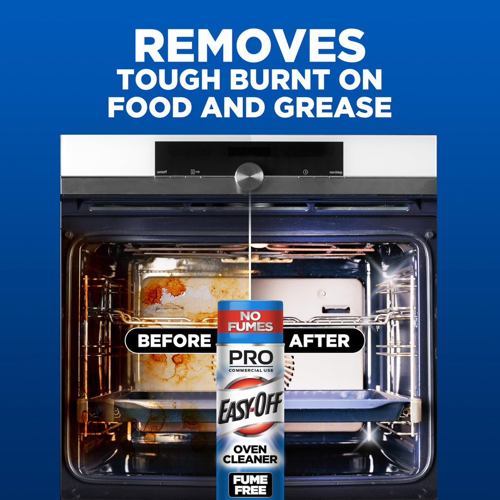 Easy Off Fume Free Oven Cleaner Foam Multi Surface Degreaser, 24oz 2Count