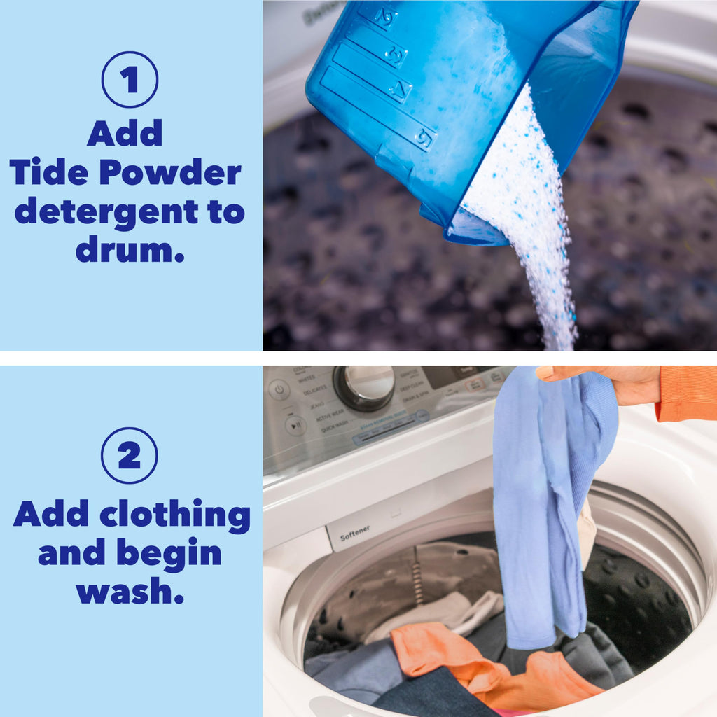 Buy now Tide Clean and Gentle Powder Laundry Detergent, Unscented, 68 Loads, 77 oz at indiglob india