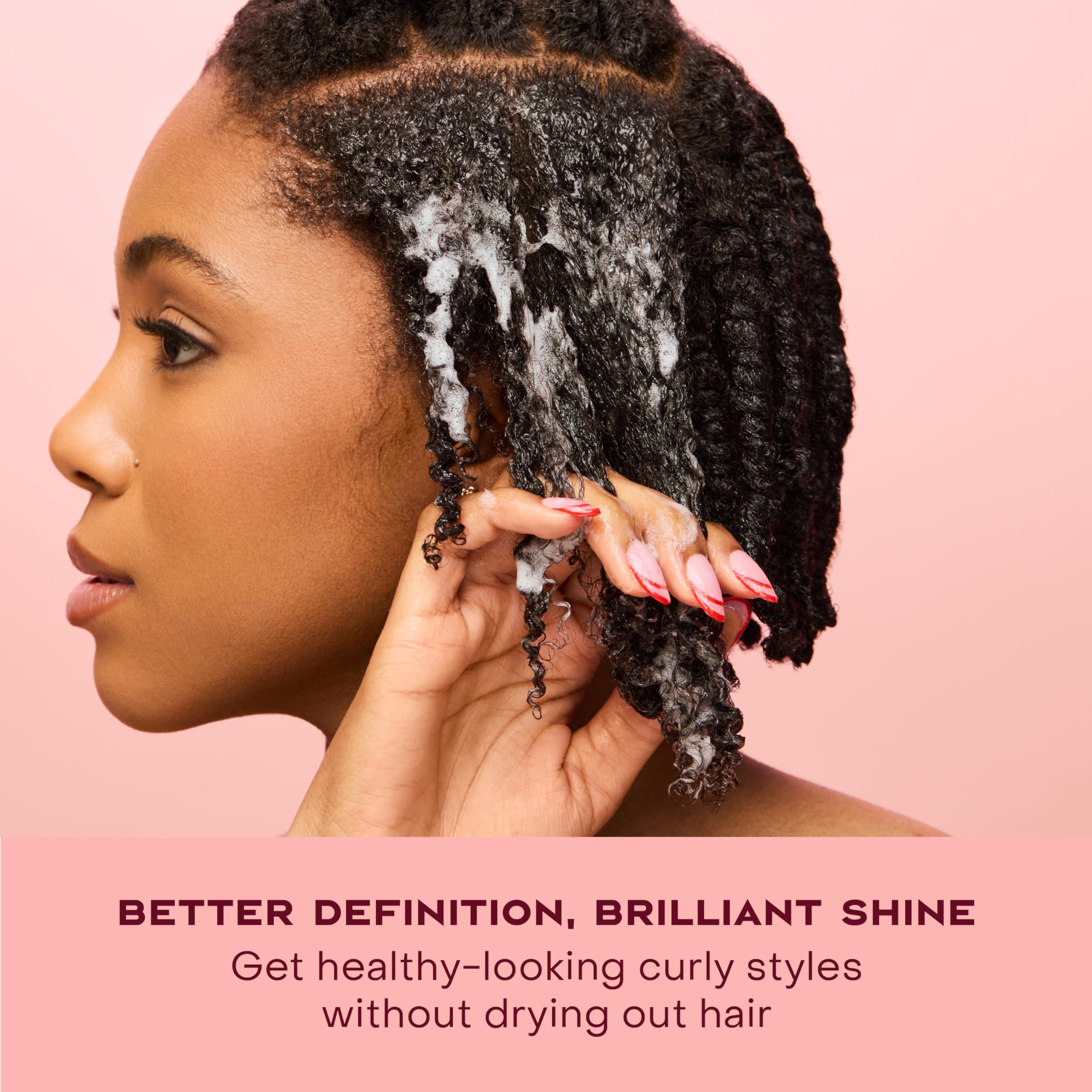 SheaMoisture Curl Mousse Coconut and Hibiscus for Frizz Control Styling Mousse with Shea Butter 7.5 oz | Curl enhancing mousse with Coconut Oil, Neem Oil & Silk Protein to instantly hydrate, reduce frizz, and add shine.