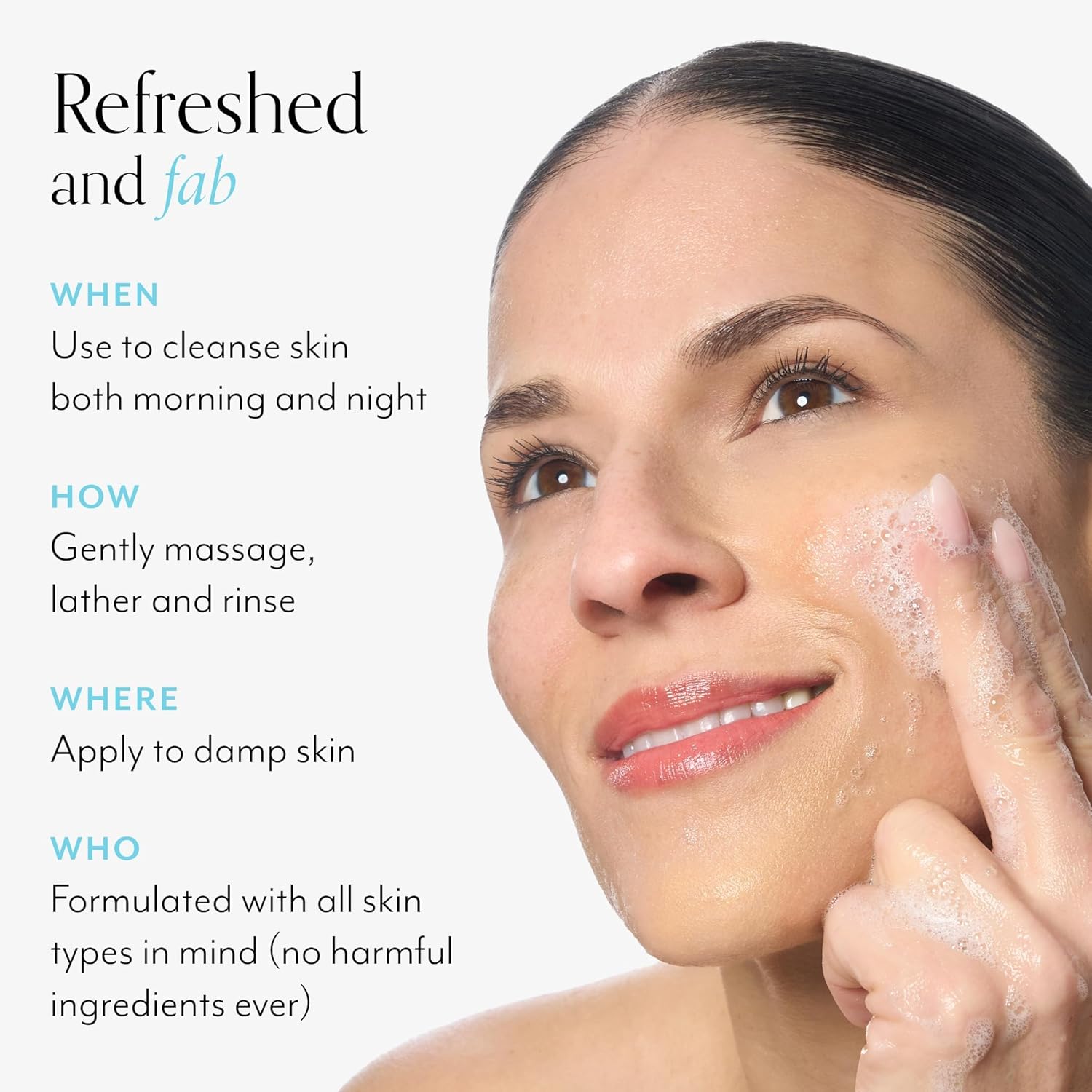Buy now Bliss Fab Foaming 2-In-1 Cleanser and Exfoliator with Bamboo Buffers - 6.4 Fl Oz - Oil-Free Gel Face Wash - Makeup Remover - Vegan & Cruelty Free at indiglob india