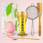 Buy now TEANAGOO MA-01 Japanese Matcha Ceremony Accessory, Matcha Whisk (Chasen), Traditional Scoop (Chashaku), Tea Spoon, Whisk Holder, The Perfect Set to Prepare a Traditional Cup of Matcha.… at indiglob india