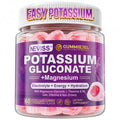 Potassium Gluconate 1300mg Gummies, Electrolyte Potassium Supplements, 60Ct