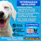 Well Loved Dog Allergy Chews, Dog Allergy Relief, USA Made, Vet Developed