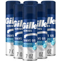 Gillette Series 3X Action Shave Gel, Moisturizing Twin Pack (7 Ounce Each) (Pack of 3)