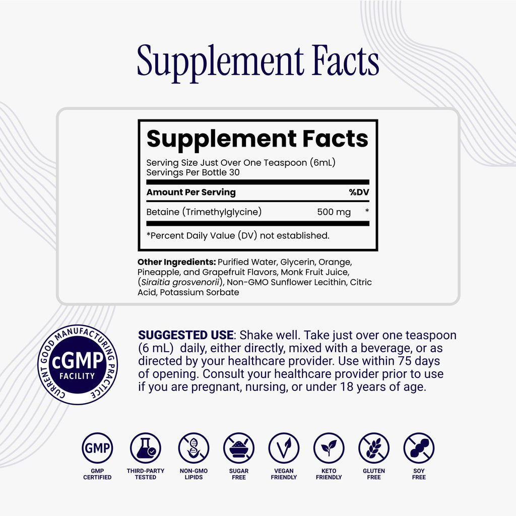 Rho Nutrition Liposomal TMG – Ultra High Absorption | High Absorption Formula, Trimethylglycine (TMG), Methylation, Liver & Metabolic Support, 30 Servings