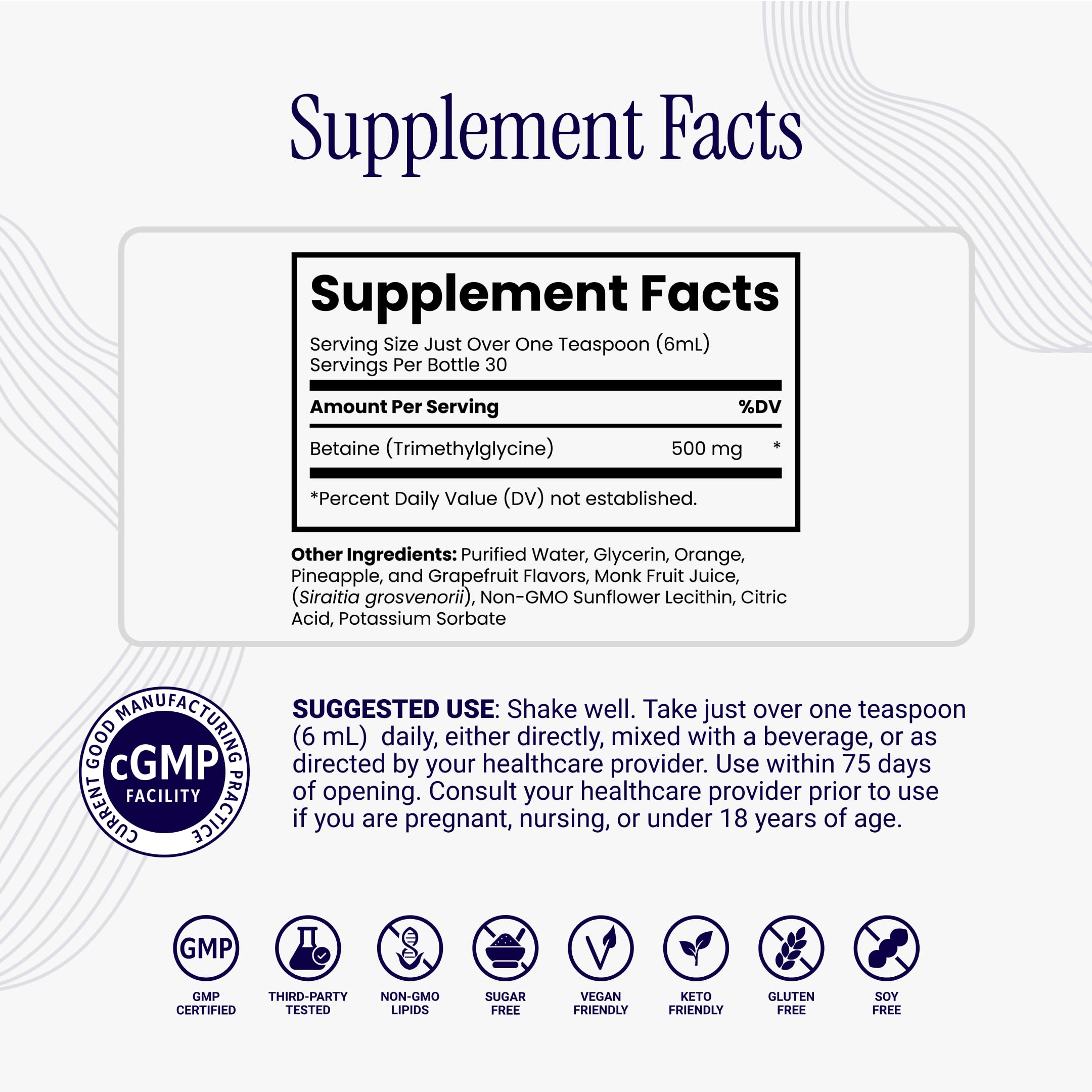 Rho Nutrition Liposomal TMG – Ultra High Absorption | High Absorption Formula, Trimethylglycine (TMG), Methylation, Liver & Metabolic Support, 30 Servings