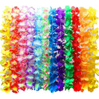 Buy now 36 Counts Hawaiian Leis Necklace Tropical Luau Hawaii Silk Flower Lei Theme Party Favors Wreaths Headbands Holiday Wedding Beach Birthday Decorations (3 Dozens) at indiglob india