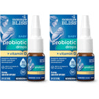 Mommy's Bliss Baby Probiotics + Vitamin D Drops, Supports Digestive Health & Immune Function*, 400IU Vitamin D , Supports Bone Development*, Newborns+, Flavorless, 0.34 Fl Oz (30 Servings)
