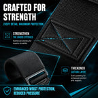 Weight Lifting Hooks with Lifting Wrist Straps (Pair) for Deadlifts, Pull Ups, Rows & Shrugs - Heavy Duty Adjustable Wrist Wraps with Thick Padded Support - Gym Workout Grips & Gloves for Powerlifting, Men & Women