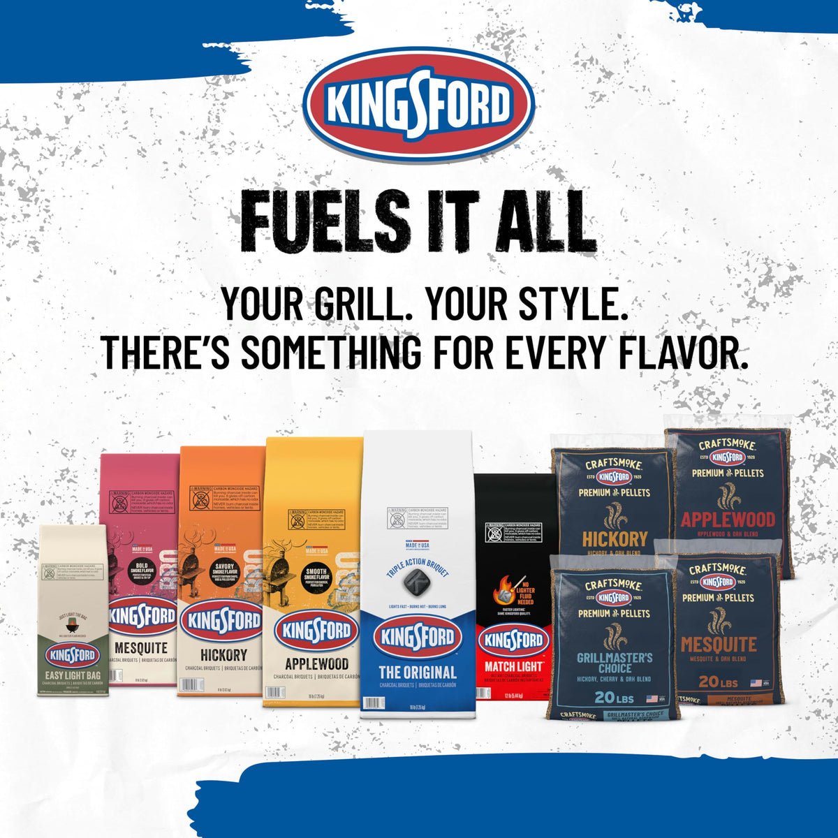Kingsford Match Light Instant Charcoal Briquettes, BBQ Charcoal for Grilling, Ready in 10 Minutes, No Lighter Fluid or Starter Needed, 12 lbs