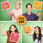 Buy now Exploding Kittens On a Scale of One to T-Rex 2-8 Players - Ages 7+ - 15 Minutes to Play - Charades Style Acting Card Game - Party Game, Family Game Night, Kid and Adult Card Game at indiglob india