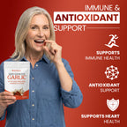 Resilia Odorless Aged Garlic Extract Softgels (60 Count) | 600mg Aged Garlic Extract Per Serving | With CoQ10 Ubiquinol & Vitamin K2 (MK-7) | Dietary Supplement