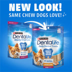 Dentalife Purina Daily Oral Care Dental Dog Treats, Small/Medium, 60 ct