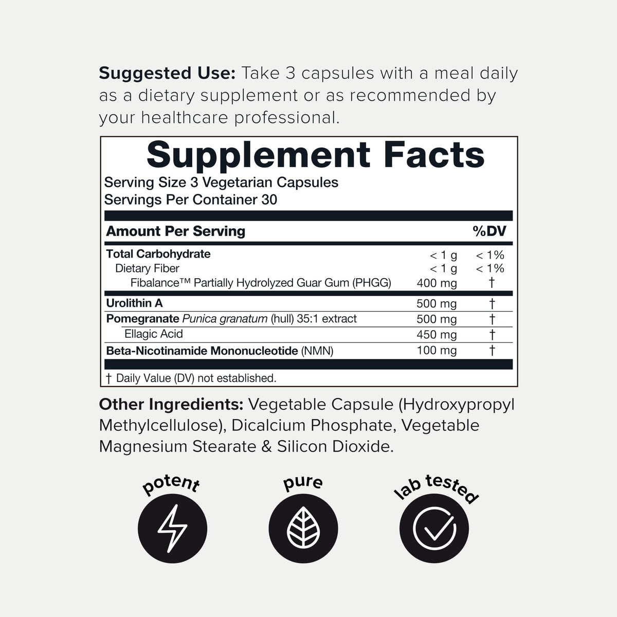 Toniiq 1,500mg 4-in-1 Complex Urolithin A Supplement with 500mg