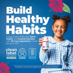 MaryRuth's Kids Magnesium Gummies, 50mg Magnesium Citrate for Kids 4+, 60ct | Bone Health, Calcium Absorption, Essential Mineral, Vegan, CLP Certified, Sugar Free, 60 Count