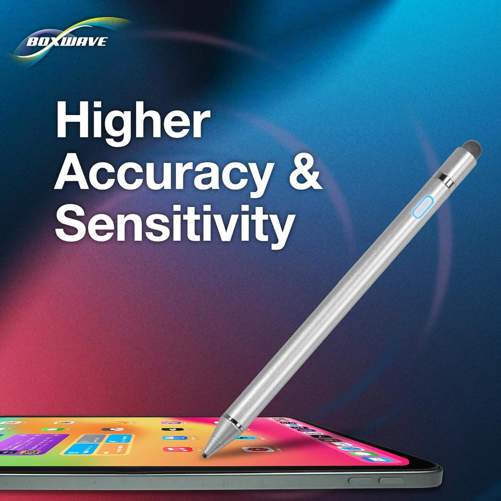 Buy now BoxWave Stylus Pen Compatible with Sony Ericsson W580i - AccuPoint Active Stylus, Electronic Stylus with Ultra Fine Tip - Metallic Silver at indiglob india