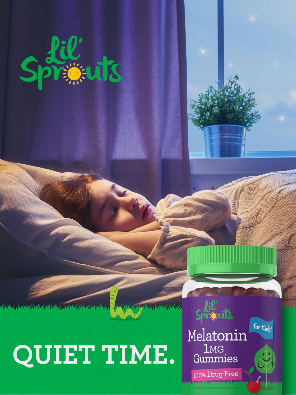 Carlyle Kids Melatonin Gummies | 100 Count | Fruit Flavor Gummy