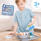 Buy now Melissa & Doug Simmer & Stir Stovetop Play Set with Water Wow!?? Color Changing Play Food Preschool Toy Ages 3+ at indiglob india