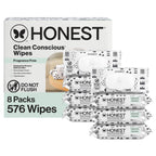 Buy now The Honest Company Hypoallergenic Multi-Use Baby Wipes for Sensitive Baby Skin Rainbow 60 Count at indiglob india