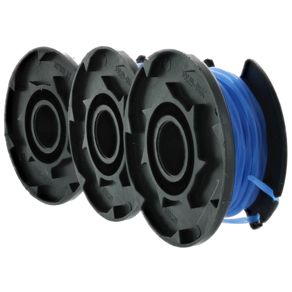 Ryobi One+ AC14RL3A OEM .065 Line and Spool Replacement for Ryobi 18v, 24v, and 40v Cordless Trimmers (3 Pack)