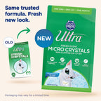Ultra by Cat's Pride Fresh Scent Micro Crystals, Soft on Paws Litter, 15lb