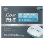 Dove Men Body and Face Bar To Clean and Hydrate Skin 8 Bars 3.75 oz | To Clean and Hydrate Skin Clean Comfort Body and Facial Cleanser More Moisturizing Than Bar Soap