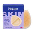 Buf-Puf Gentle Facial Sponge, Dermatologist Developed, Removes Deep Down Dirt & Makeup That Causes Breakouts and Blackheads, Reusable, Exfoliating, 1 Count