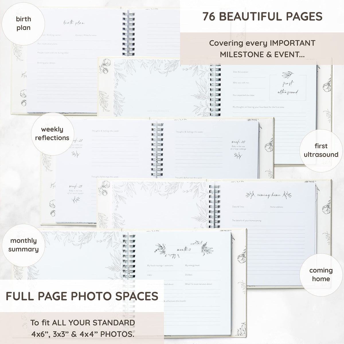 Keepsake Pregnancy Journal - A Pregnancy Book to Cherish Forever