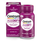 Centrum Age Defy for Women 35 and Over, 60 Tablets | High-Potency Multivitamin and Healthy Aging Supplement ,Multivitamin with Resveratrol, and Niacin for NAD+ Level Support