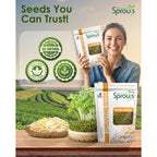 Nature Jim's Sprouts - Mung Bean Sprouting Seeds, Non-GMO Planting - 16 oz