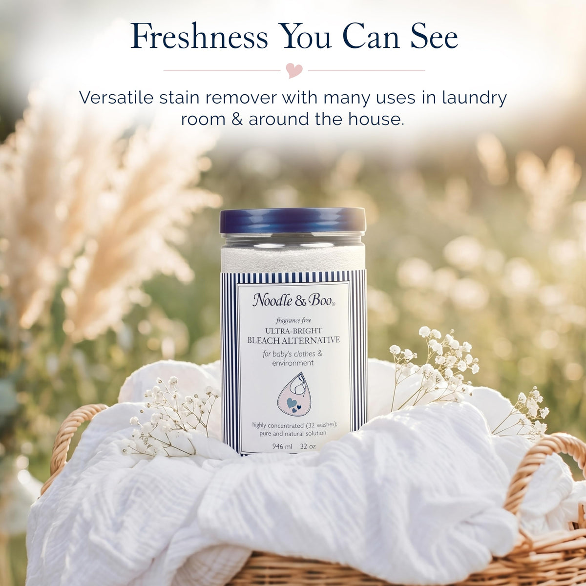 Noodle & Boo Baby Laundry Essentials Ultra-Bright Bleach Alternative