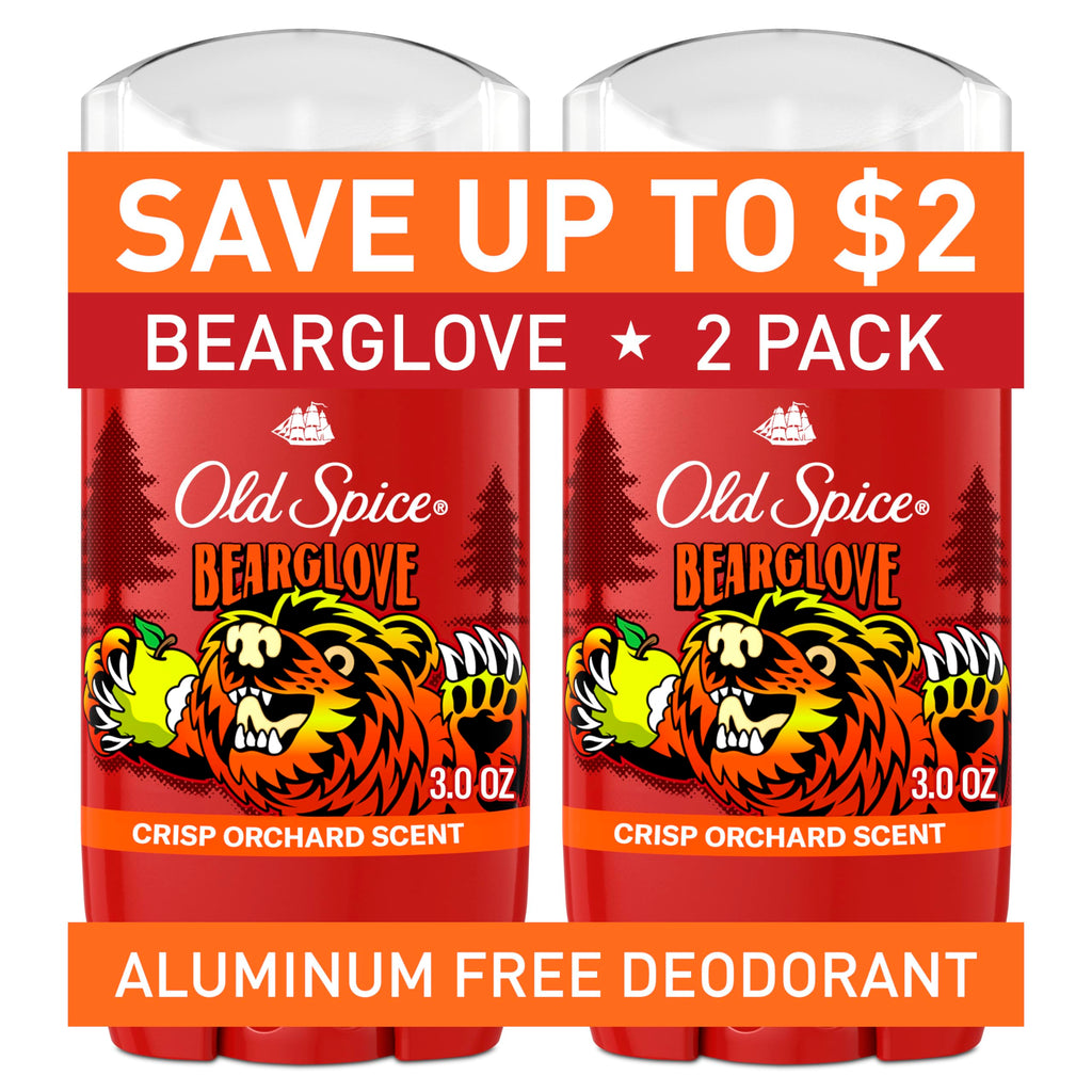 Old Spice Aluminum Free Deodorant for Men, 24/7 Long-Lasting Freshness & Scent, Long Lasting Protection to Help Fight Odors, Legendary Fragrance, Wolfthorn Sweet Citrus Scent, 3 oz (Pack of 2)