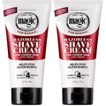 SoftSheen-Carson Magic Razorless Shaving Cream, Depilatory Hair Removal Cream for Body Hair, Extra Strength, Works in 4 Minutes for, 6 oz (Pack of 2)