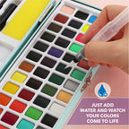 Mr. Pen- Watercolor Paint Set, Vivid, Portable Paint Art Kit