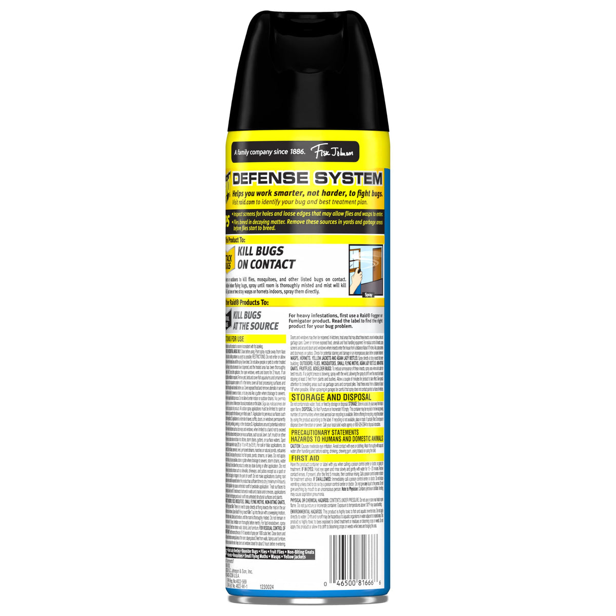 Raid Flying Insect Killer, Bug Spray for Indoor & Outdoor Use, 18 oz
