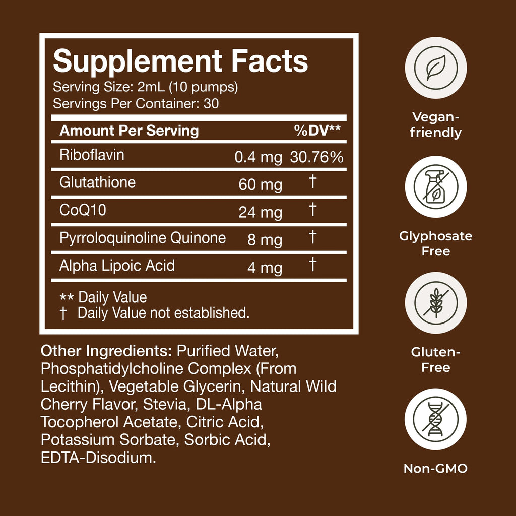 Terra Health Essentials - Liposomal Glutathione - Supports Immunity, Skin, Hair, and Healthy Aging - Maximum Absorption Glutathione Supplements - 30 Day Supply, 2oz