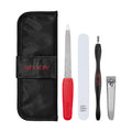 Buy now Revlon Manicure Essentials Kit with Travel Case, Nail Care Set with Dual Ended Cuticle Trimmer, Curved Blade Clippers, Compact Emeryl File & Buffer (Pack of 1) at indiglob india