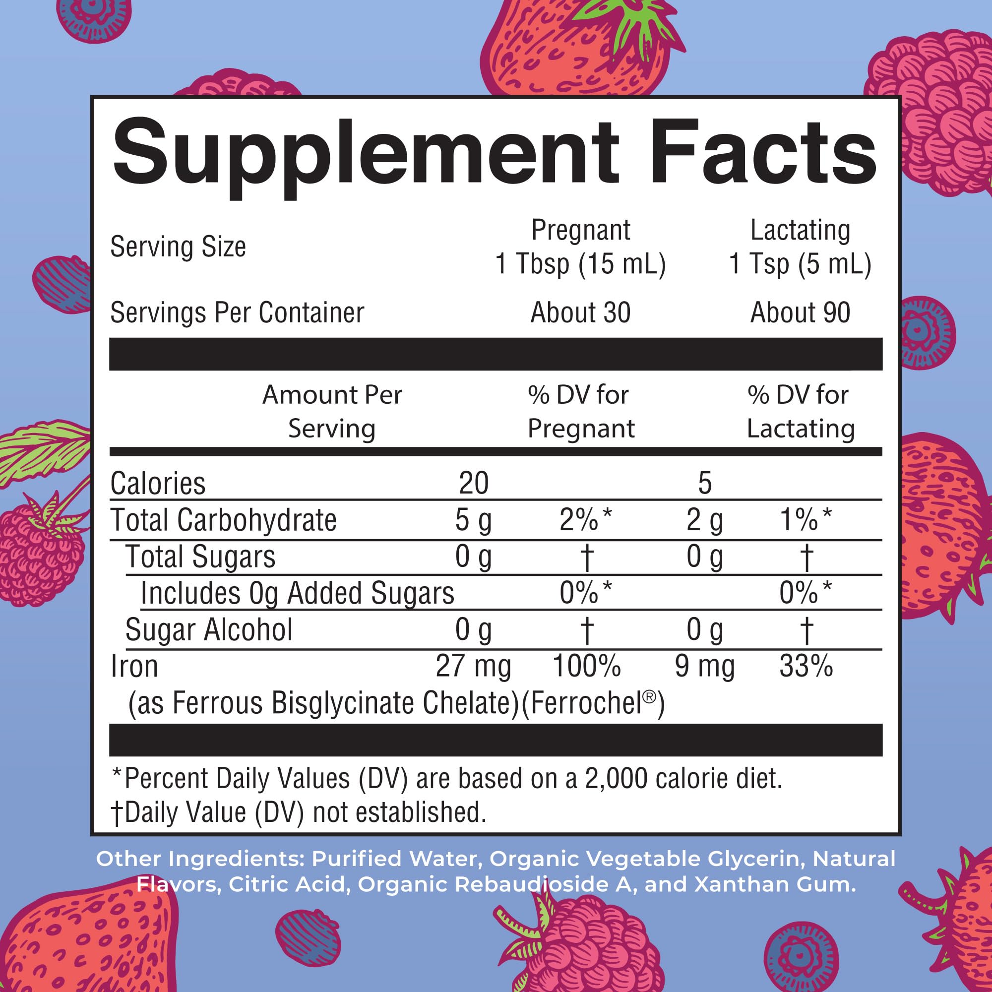 MaryRuth's Prenatal & Postnatal Iron Liquid, Sugar Free, Vegan, 15.22 Fl Oz | Bioavailable Ferrochel, Red Blood Cell Production, Sugar Free, Vegan, Non-GMO