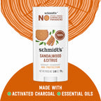 Schmidt's Aluminum Free Natural Deodorant Sandalwood & Citrus 2.65 oz 2 ct | 24 Hour Odor Protection for Women and Men. With Natural Ingredients. Cruelty-Free
