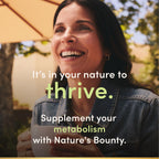 Nature's Bounty Cinnamon 2000mg Plus Chromium, 60 Capsules | Sugar Metabolism Support Supplement