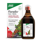 Floradix Iron & Herbs, Herbal Supplement for Men and Women, 8.5 fl oz | Liquid Iron Supplement with Vitamin C, Vitamin B Complex & Ferrous Gluconate Iron for Energy Support & Red Blood Cells*
