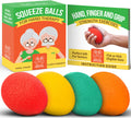 Healthy Seniors Hand Therapy Squeeze Balls for Arthritis & Carpal Tunnel