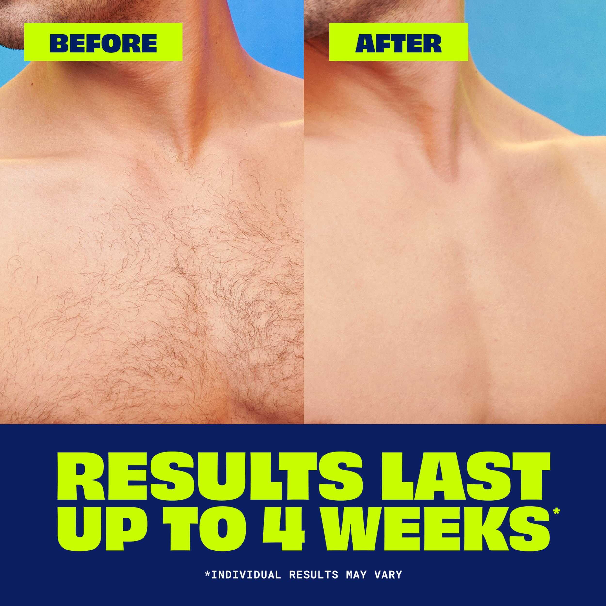 Nair Men Hair Remover Body Cream, 12 Oz | Quick & Easy Body Hair Removal, Use for Chest, Back, Arms & Legs, Removes Stubborn Short Hairs, Dermatologist-Tested