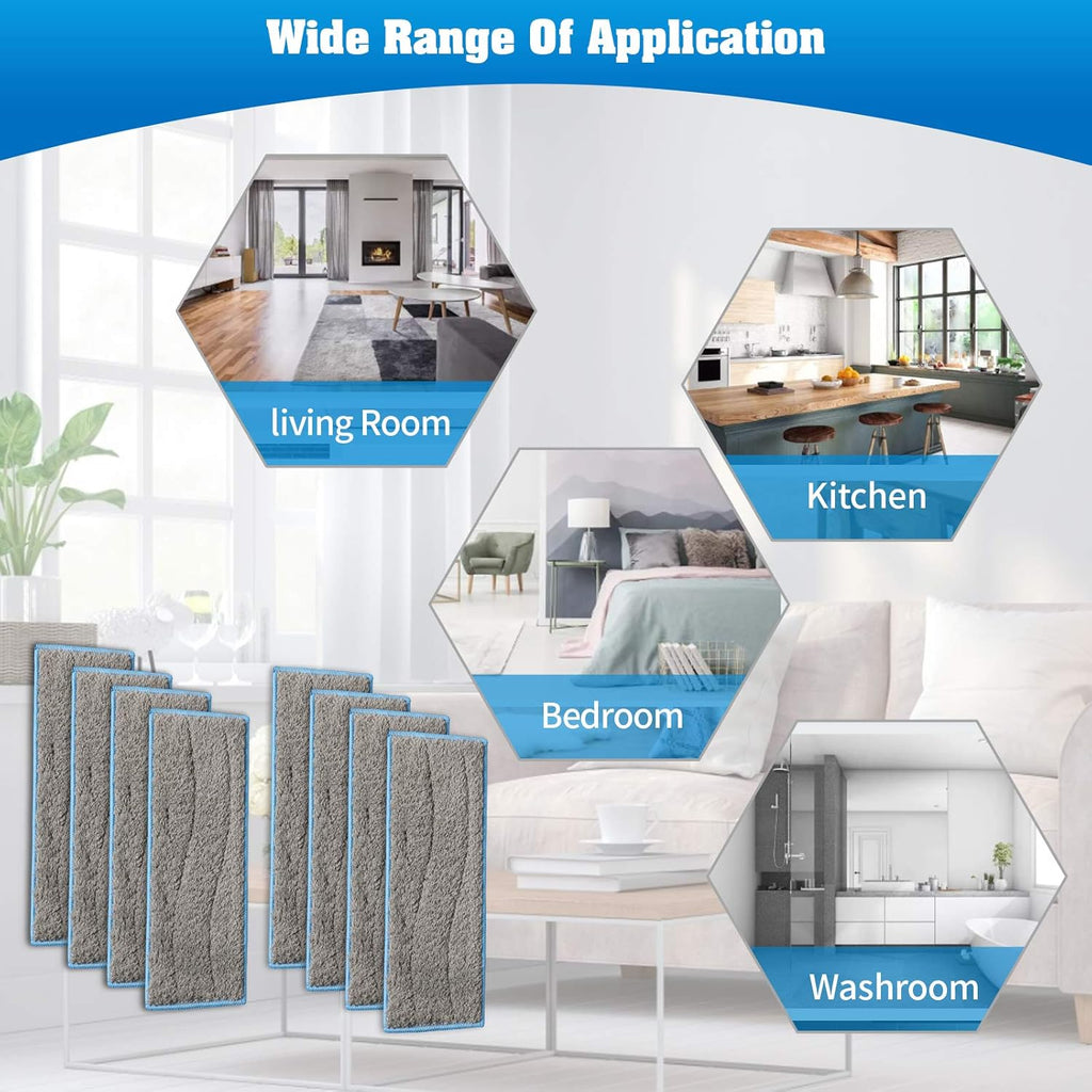 Buy now 8 Pack M6 Wet Mopping Pads Compatible with iRobot Braava Jet m6 Series (6110) (6012) (6112) (6113),Washable and Reusable Wet Mopping Pads at indiglob india